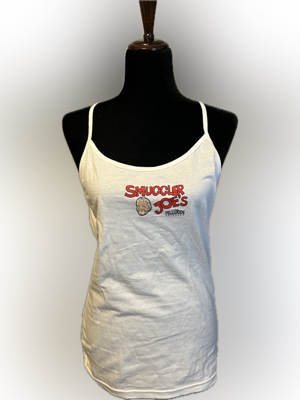 Smuggler Joes Telluride White Women's Spaghetti Tank size M